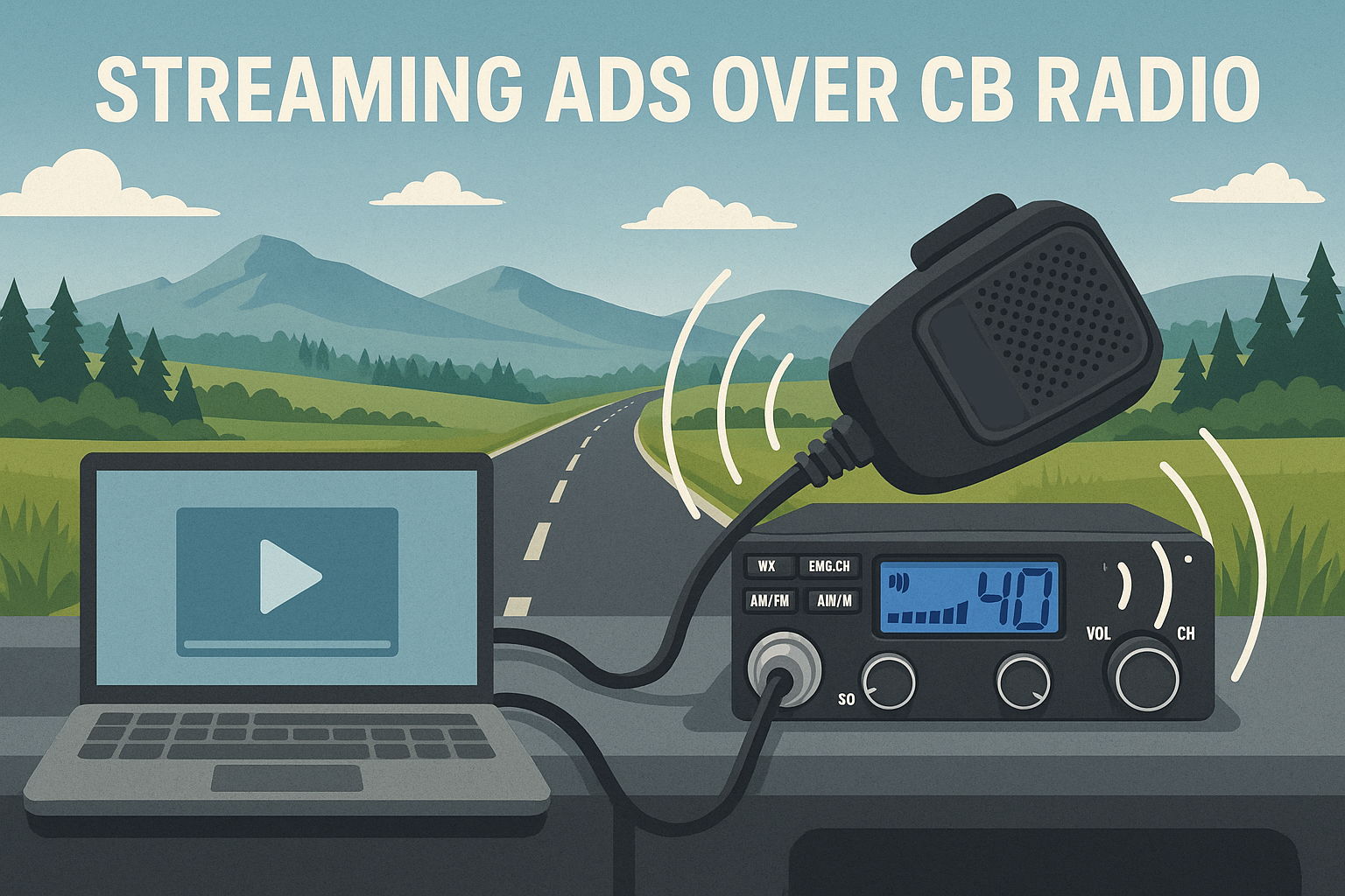 Ruspo Relay On PC Connected To CB-Radio